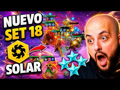 😱 ¡¡TODA LA MESA A 4 ESTRELLA!! NUEVA COMPO SOLAR NO TIENE SENTIDO - TFT Set 18 PBE